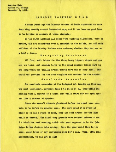 America Eats - General Essays - Laundry Workers