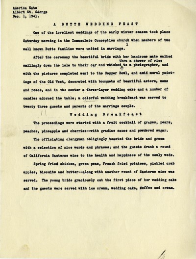 America Eats - General Essays - A Butte Wedding Feast - Copy