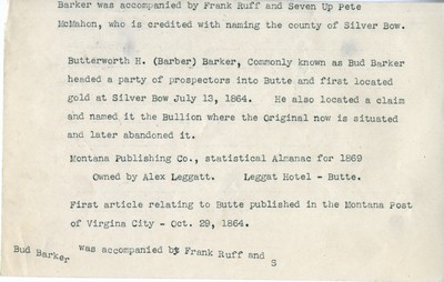 America Eats - Editorial Notes and Research - Butterworth H. (Barber) Barker