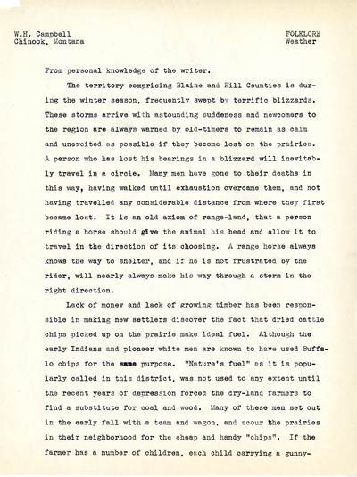 Weather Lore - Letting Horses Find Their Way Home in a Blizzard