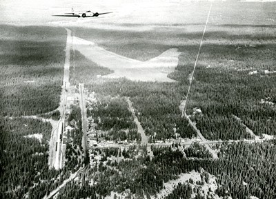Aerial View of West Yellowstone, Montana