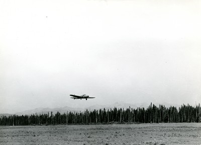 National Parks Airways Plane Departs from West Yellowstone Airport