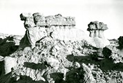 Badlands Outcroppings in Montana