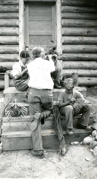 Basket Weaving Demonstration - Red Lodge, Montana