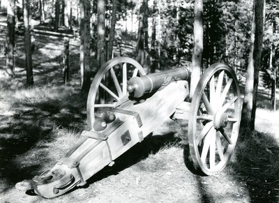 Big Hole Battle Cannon Captured by Chief Joseph