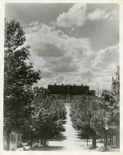 1935 WPA Project, Prospector Hall at Montana School of Mines, Butte, Montana