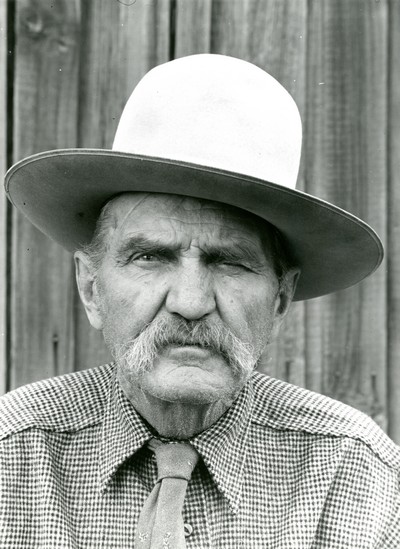 Frank Latta, Oldtime Cowpuncher, Bozeman, Montana