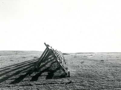 The dry-bare plains of eastern Montana.