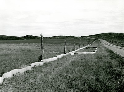 Cricket fence, Montana July 1939