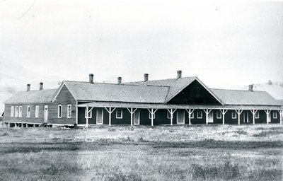 Fort Ellis, Montana, frame barracks