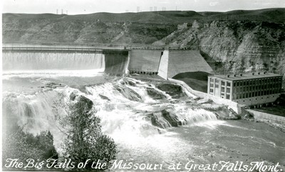 Big Falls of the Missouri at Great Falls, Mont.