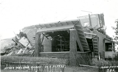 After Helena Earthquake - Oct. 31, 1935.