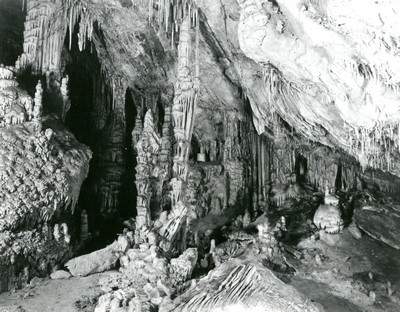 Interior of Morrison Cave at Lewis and Clark State Park