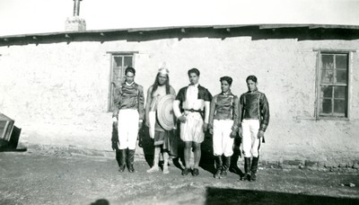 A Scene from a Drama at a Fiesta in Mexican Colony, Billings, MT
