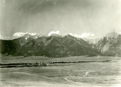 Mission Range from St. Ignatius, U.S. 93, MT