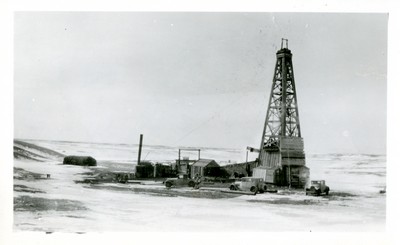 Winter scene - Pondera Field, MT