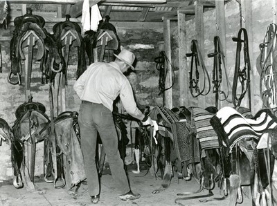 Saddle Room, Quarter Circle U Ranch, Montana