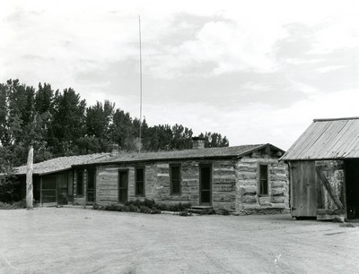 Bunkhouse and Mess Hall, Quarter Circle U Ranch, Montana