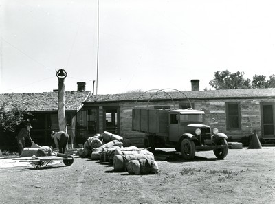 Loading the Roundup Truck, Quarter Circle U Roundup, Montana