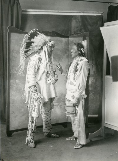 Ed Redwing and Two Gun Whitecolt, Blackfeet Reservation, MT
