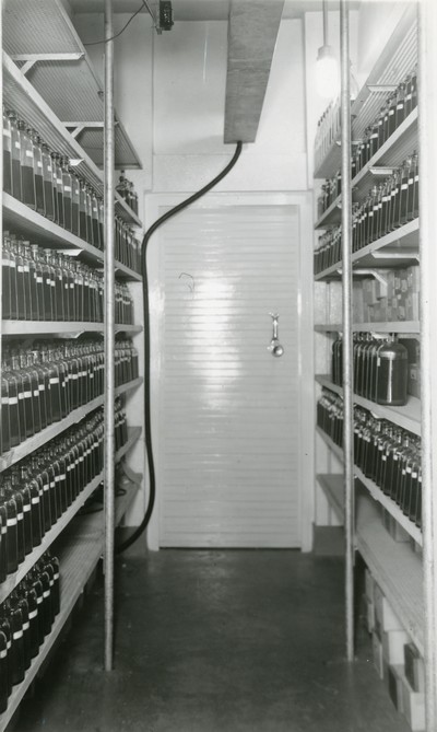 Storage Room of Rocky Mountain Fever Vaccine, Rocky Mountain Laboratory, Hamilton, MT