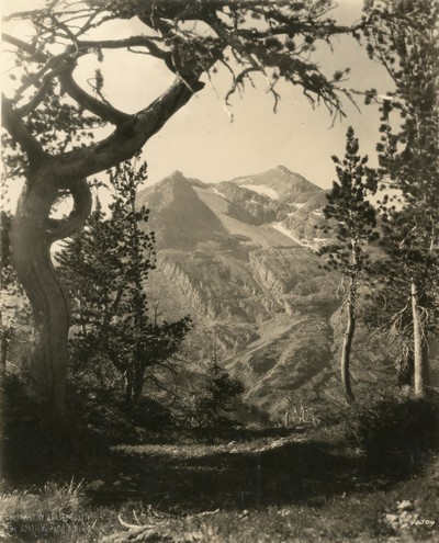 Montana Rockies, Mountains North of Lake of the Cloud Basin, MT