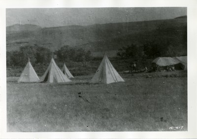 Campsite with Chuckwagon