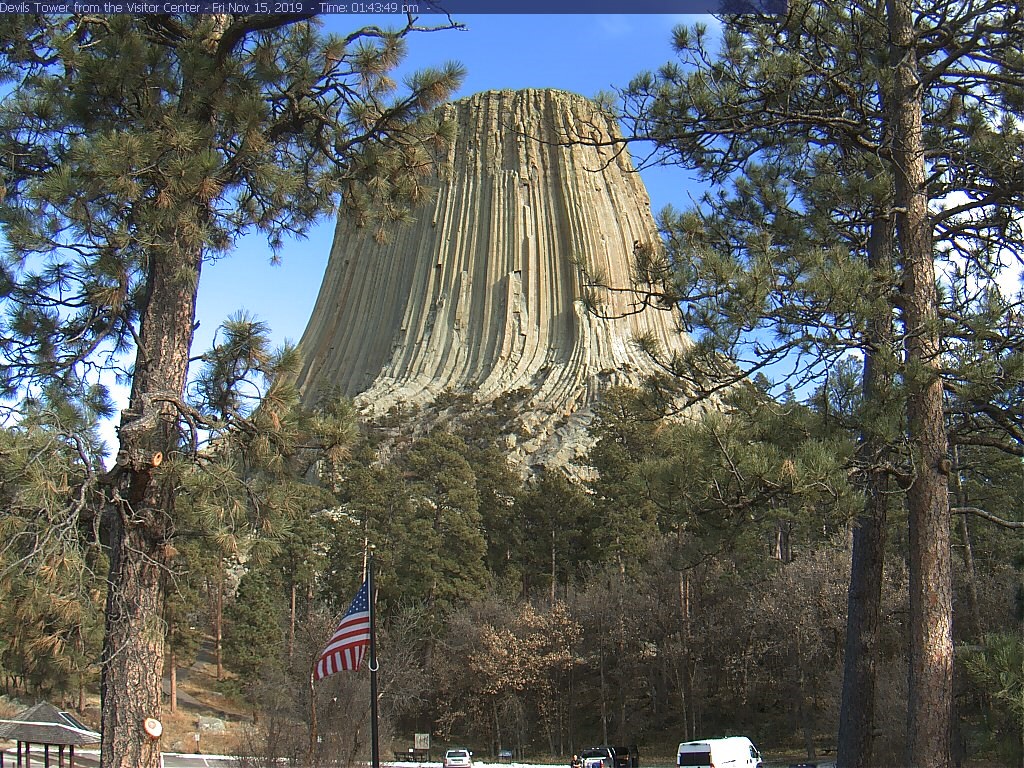 Devils Tower National Monument from the Visitor Center