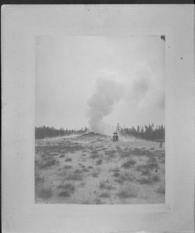 Old Faithful Geyser After an Eruption