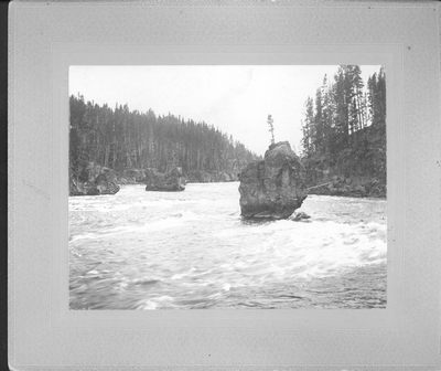 Rapids above Upper Falls, Yellowstone River