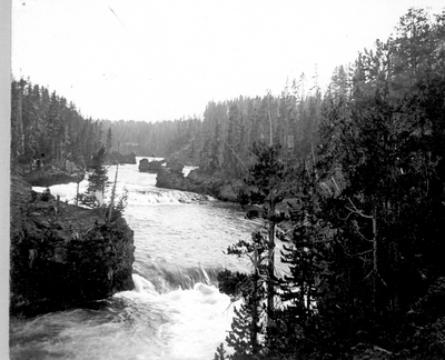 Rapids above Upper Falls, Yellowstone River