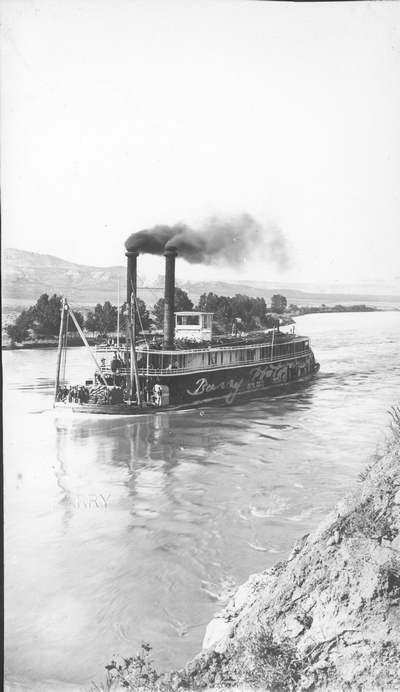 Steamboat on Missouri River