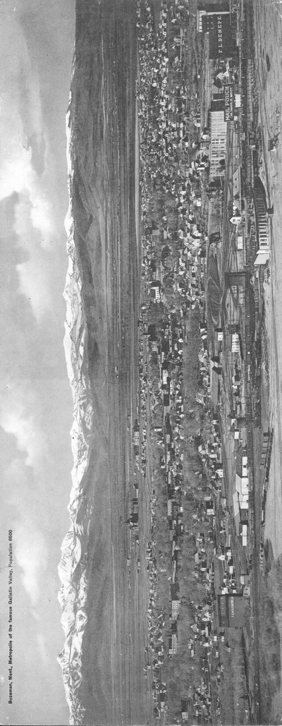Bozeman, Mont., Metropolis of the famous Gallatin Valley
