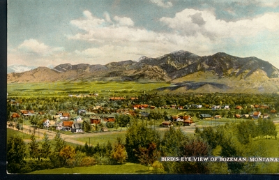 Bird's Eye View of Bozeman, Montana