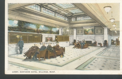 Lobby, Northern Hotel, Billings, Montana