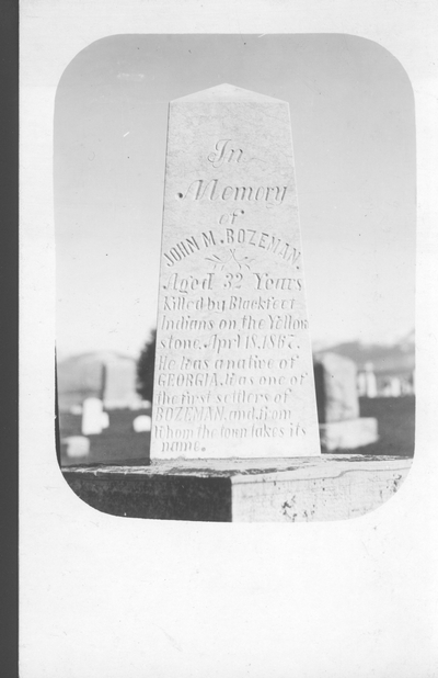 Bozeman Tombstone