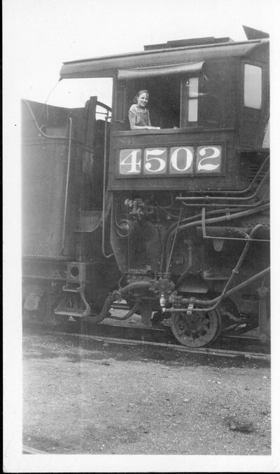 Girl In Locomotive