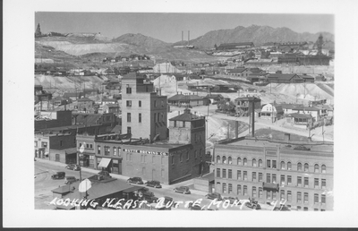 Looking Northeast--Butte, Montana, 1944