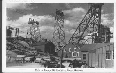 Gallows Frame, Mt. Con Mine, Butte, Montana