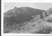 Castle Mountain with Cabin