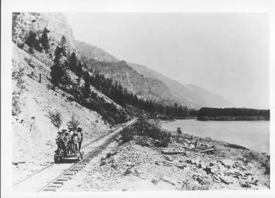 Chinese Laborers on Northern Pacific Railroad, 1880