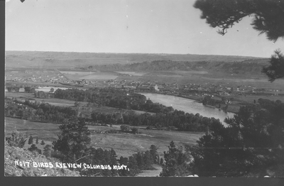Bird's Eye View of Columbus, Montana