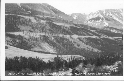 Part of the Switchbacks, Red Lodge Road, Montana