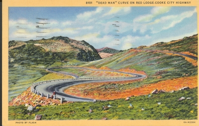 Dead Man Curve on Red Lodge-Cooke City Highway