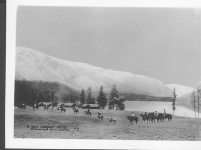 Horse-riding, Half Diamond Ranch, British Columbia
