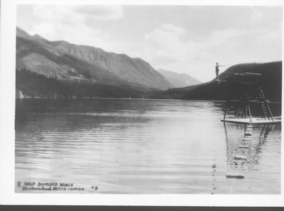 Diving Board at Half Diamond Ranch, British Columbia