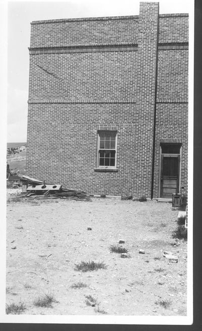 Logan School After 1925 Earthquake (side view)