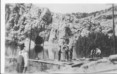 Lombard Tunnel, Railroad Tracks Submerged After 1925 Earthquake