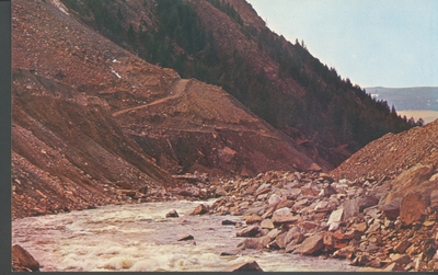 Gorge--Cut After 1959 Montana Earthquake
