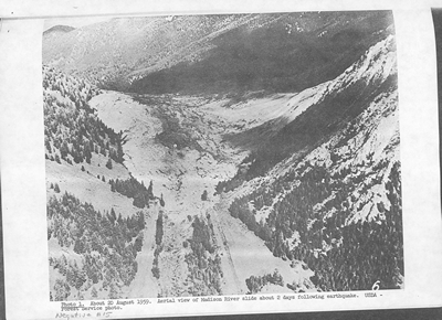 Aerial View of Madison River Slide